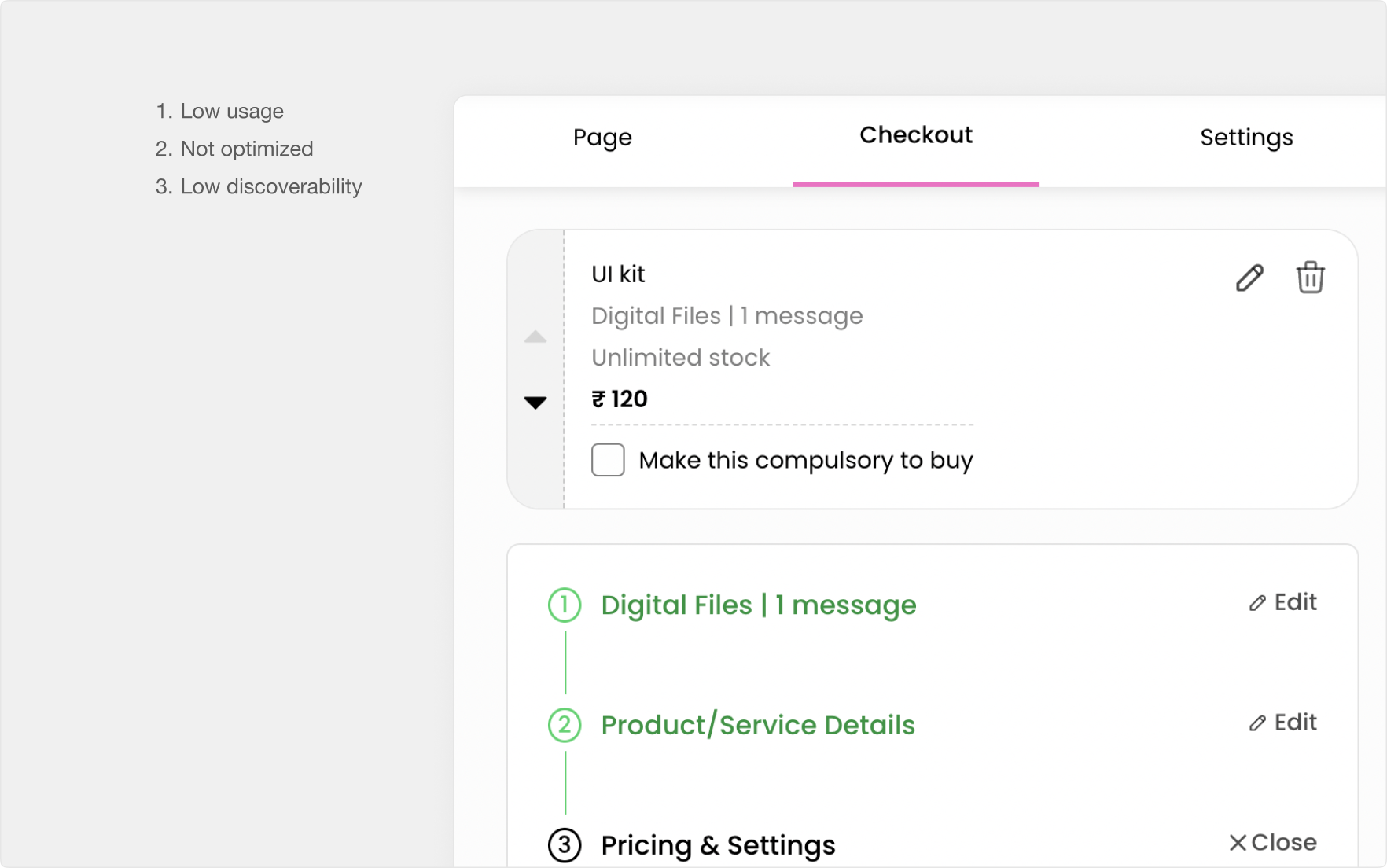 Catalog had low usage and discoverability and was not optimized