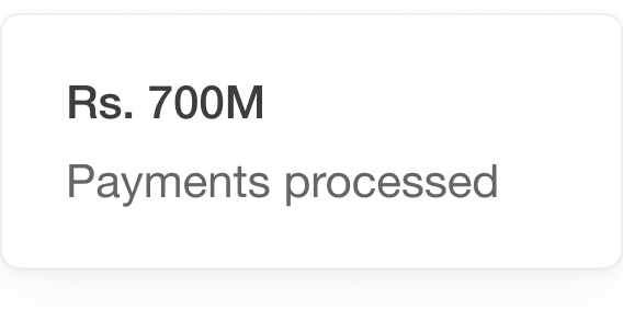 Rs. 700M payments processed