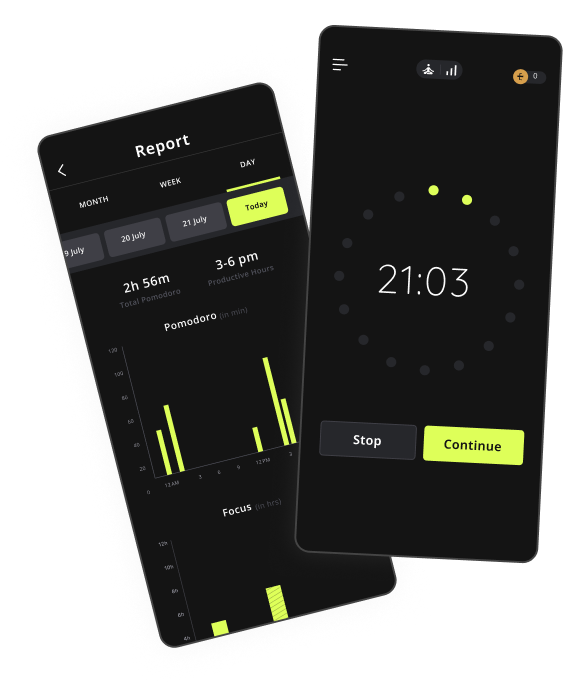 Focus / distraction blocker mobile app